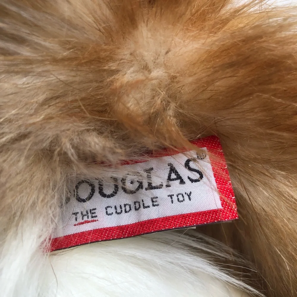 Douglas Kiki Ragdoll Cat Plush Toy Cream/Caramel Fluffy Fur Stuffed Animal
